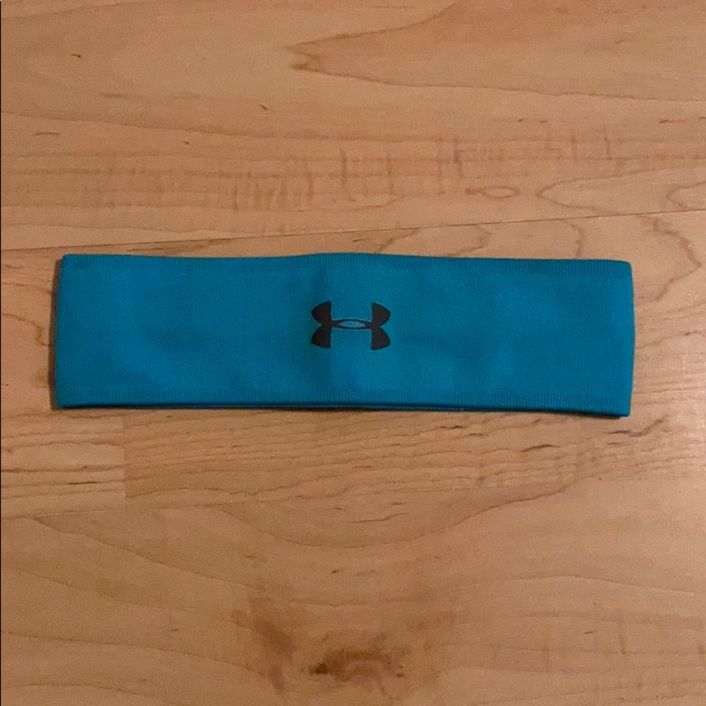 Sky blue under armor athletic headband